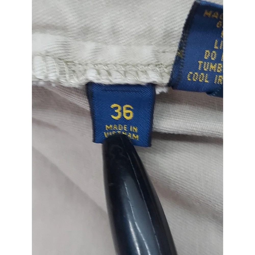 Polo Ralph Lauren Shorts Men 36 Beige Classic Fit 9